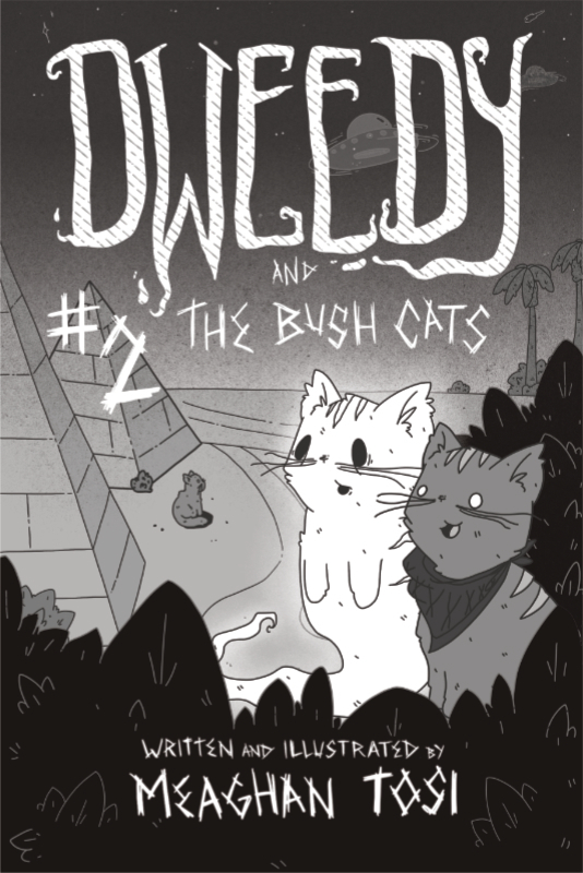 dweedy and the bush cats issue two cover