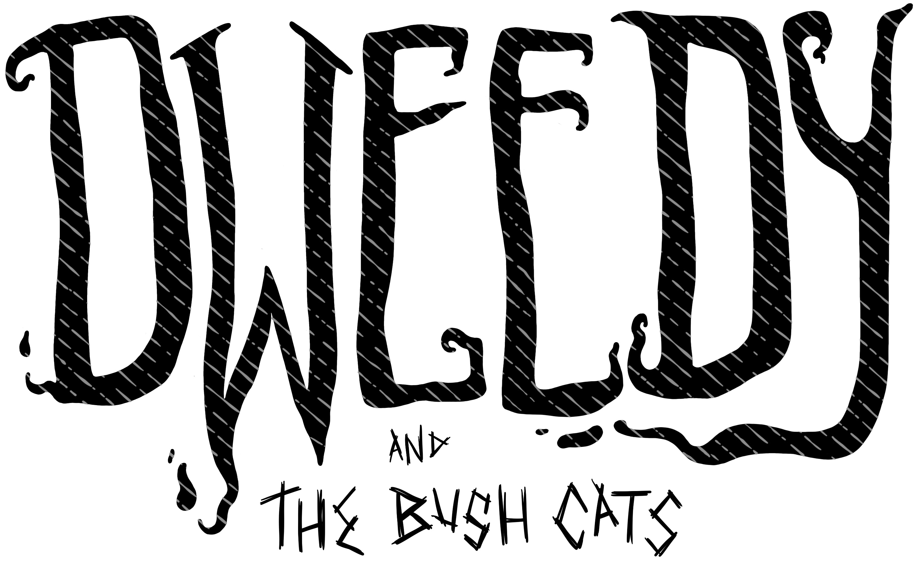 dweedy and the bush cats title black